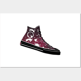 Space Converse Illustration red Posters and Art